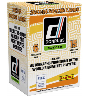 PANINI DONRUSS SOCCER 2023/2024 JALGPALLIKAARDID BLASTER BOX